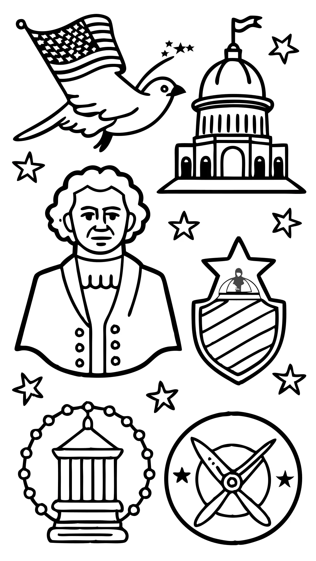 us history coloring pages